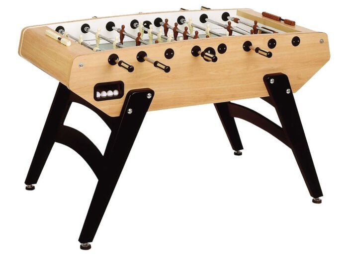 Calciobalilla G-5000 aste rientranti piano gioco corto in vetro lucido