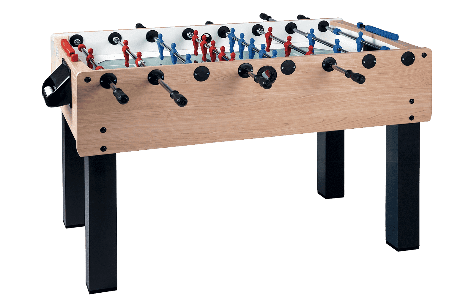 Calciobalilla F 200 acero gioco corto in vetro lucido