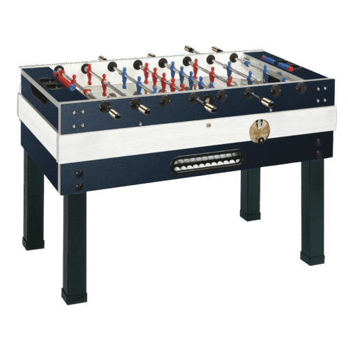 Calciobalilla DELUXE OUTDOOR con aste uscenti e gettoniera